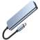 Adaptador de hub USB V1-HUB 4in1 USB-C Cinzento foto 4