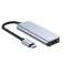 Hub Adaptörü 2x USB-A HDMI USB-C V2-HUB 4'ü 1 arada USB-C Gri fotoğraf 2