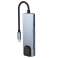 Adaptador USB Hub V3-HUB 5in1 USB-C Cinzento foto 3