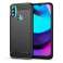 TPU karbonové pouzdro pro Motorola Moto E20 / E30 / E40 černá fotka 2