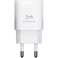 Chargeur mural rapide 3mk Hyper Chargeur USB + USB-C 20W Blanc photo 1
