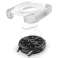 2x vetro temperato Spigen Glas.Tr Ez Fit per Samsung Galaxy Watch 4 Cla foto 5