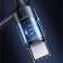 USAMS USB-C naar USB-C kabel 100W PD Fast Charge QC FCP 3m Zwart foto 6