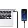 Alogy Високоскоростен USB-A към USB-C тип C кабел 5A 1m Черен картина 3