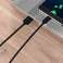 Alogy Високоскоростен USB-A към USB-C тип C кабел 5A 1m Черен картина 6