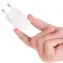 USB 2.4A 2400mAh 12W jedna rychlá nabíječka bílá fotka 2