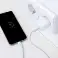 USB 2.4A 2400mAh 12W jedna rychlá nabíječka bílá fotka 3