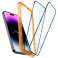 2x vetro temperato Spigen ALM Glass FC per Apple iPhone 14 Pro nero foto 1