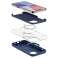 Spigen Silikon Fit Mag Mag MagSafe Hülle für Apple iPhone 14 Pro Marineblau Bild 1