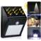 Udendørs Solar LED-lampe med bevægelses- og skumringssensor 48 LED COB billede 4