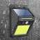 Udendørs Solar LED-lampe med bevægelses- og skumringssensor 48 LED COB billede 6