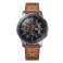 Nahkahihna Samsung Galaxy Watch 46mm ruskealle kuva 1