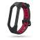 Soomus xiaomi mi smart band 5 / 6 / 6 nfc must/punane foto 2