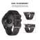 Glatt Garmin Fenix 3 / 5x / 3t / 5x plus / 6x / 6x pro / 7x svart bilde 3