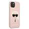 Karl Lagerfeld KLHCP13SSLKHLP iPhone 13 mini 5,4" lichtroze/licht pi foto 3