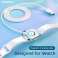 Cabo de carregamento magnético S-IW0001S 120cm para Apple Watch Branco foto 5