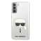 Karl Lagerfeld KLHCS21MKTR S21+ G996 Housse rigide transparente Tête de Karl photo 2