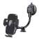 V3 universal long arm windshield & dashboard car mount black image 1