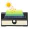SMD 190 Alogy Solar LED lampe utendørs vegglampe for energi bilde 3