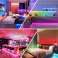 RGB αδιάβροχο LED Strip 5m οδηγός παροχής ηλεκτρικού ρεύματος χρώματος + τηλεχειριστήριο 300S εικόνα 1