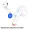 USAMS TWS NX10 Series Dual mic Draadloze Bluetooth 5.2 Hoofdtelefoon c foto 4