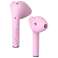 DeFunc True Go Slim Bluetooth 5.0 trådløse hodetelefoner rosa / rosa bilde 1