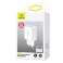 USAMS vegglader 2xUSB T24 2,1A hvit / hvit (bare hode) CC90T bilde 2