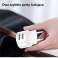 USAMS Vegglader 2xUSB T20 2,1A rund (kun hode) hvit / hvit bilde 1