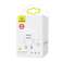 USAMS Vegglader 2xUSB T20 2,1A rund (kun hode) hvit / hvit bilde 3
