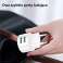 USAMS vegglader 2xUSB T20 2,1A microUSB hvit / hvit runde Fas bilde 1