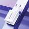 Chargeur mural USAMS 1x USB T22 18W 3A QC3.0 + câble USB-C 1m blanc photo 1
