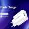 Chargeur mural USAMS 1x USB T22 18W 3A QC3.0 + câble USB-C 1m blanc photo 2