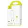 Chargeur mural USAMS 1x USB T22 18W 3A QC3.0 + câble USB-C 1m blanc photo 5