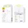 Chargeur AC USAMS 1xUSB T21 USB-C blanc / blanc 2,1A + Câble rapide photo 2