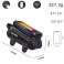 Sykkelveske WILDMAN SX3 sideveske svart/svart bilde 3