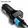 USAMS Ładowarka samochodowa 2xUSB C13 2 1A czarny/black  only head  CC zdjęcie 1
