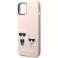 Case Karl Lagerfeld KLHMP14MSSKCI voor iPhone 14 Plus 6,7" hardcase Sili foto 1