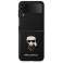 Case Karl Lagerfeld KLHCZF4IKMSBK F721 voor Galaxy Z Flip 4 boek Saffian foto 4