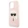 Veske Karl Lagerfeld KLHCP13XSLKHLP for iPhone 13 Pro Max 6,7" rosa hard bilde 2