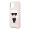 Custodia Karl Lagerfeld KLHCN61SLFKPI per iPhone 11 6,1" / Xr custodia rigida Sili foto 3