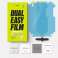 Ringke Dual Easy 2 paku aizsargplēve Samsung Galaxy S23 Ultra Cle attēls 4