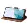 Wallet Wallet Case voor Samsung Galaxy A54 5G Bruin foto 1