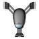 Baseus Mini Car Gravity Holder For Grille Black image 1