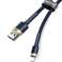 2м Baseus Keviar USB Молниеносный кабель для iPhone iPad iPod 1.5A Гранатув изображение 1