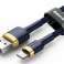 2m Baseus Keviar USB Lightning Cable for iPhone iPad iPod 1.5A Granatów image 3