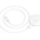 Qi JOYROOM JR-A28 MagSafe induktīvais lādētājs iPhone 12 15W balts attēls 2