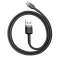 Baseus Cafule USB към Micro USB QC 3.0 2.4A кабел сив-черен картина 4