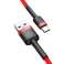 Baseus Cafule 3A kábel USB na USB-C 1m (červený) fotka 2