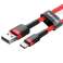 Baseus Cafule 3A kábel USB na USB-C 1m (červený) fotka 5