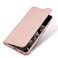 Dux Ducis kožené flip pouzdro pro Samsung Galaxy S21 5G růžové fotka 2